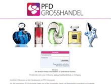 Tablet Screenshot of parfuem-grosshandel.eu